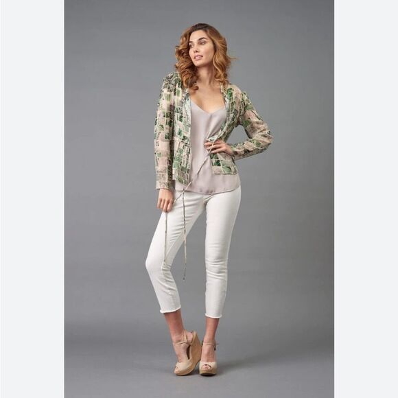 Lola & Sophie Tile Print Drawstring Jacket - Picture 2 of 10